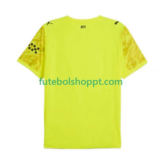 Camisola Homem Manchester City Guarda-redes Terceiro Equipamento 2025-2026 Manga Curta