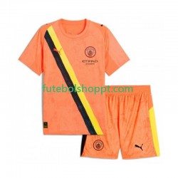 Camisola Júnior Manchester City UPER Kids Guarda-redes Principais Equipamento 2025-2026 Manga Curta