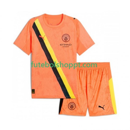 Camisola Júnior Manchester City UPER Kids Guarda-redes Principais Equipamento 2025-2026 Manga Curta