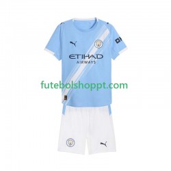 Camisola Júnior Manchester City Principais Equipamento 2025-2026 Manga Curta