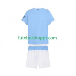 Camisola Júnior Manchester City Principais Equipamento 2025-2026 Manga Curta