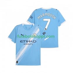 Camisola Homem Manchester City Omar Marmoush 7 Principais Equipamento 2025-2026 Manga Curta