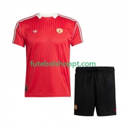 Camisola Júnior Manchester United d Icon Principais Equipamento 2025-2026 Manga Curta