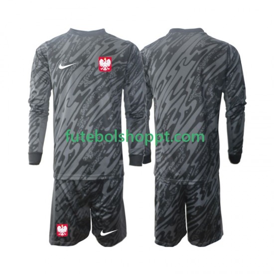Camisola Júnior Polónia Guarda-redes Alternativa Equipamento 2024 Manga Comprida