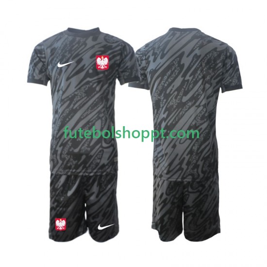 Camisola Júnior Polónia Guarda-redes Alternativa Equipamento 2024 Manga Curta