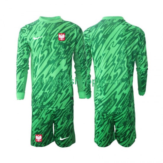 Camisola Júnior Polónia Guarda-redes Terceiro Equipamento 2024 Manga Comprida