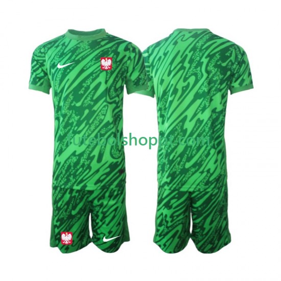 Camisola Júnior Polónia Guarda-redes Terceiro Equipamento 2024 Manga Curta