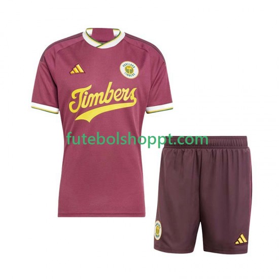 Camisola Júnior Portland Timbers Terceiro Equipamento 2024 Manga Curta