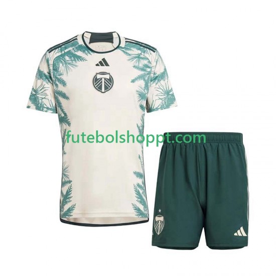 Camisola Júnior Portland Timbers Alternativa Equipamento 2024 Manga Curta