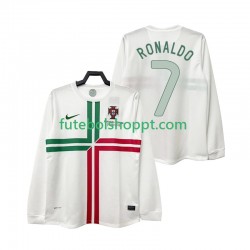 Camisola Homem Portugal Cristiano Ronaldo 7 2012 Retro Alternativa Equipamento Manga Comprida