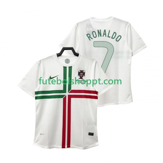 Camisola Homem Portugal Cristiano Ronaldo 7 2012 Retro Alternativa Equipamento Manga Curta