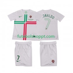 Camisola Júnior Portugal Cristiano Ronaldo 7 2012 Retro Alternativa Equipamento Manga Curta