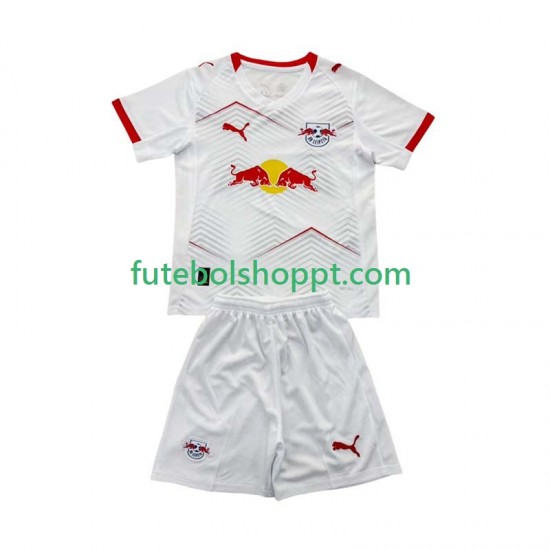 Camisola Júnior RB Leipzig Principais Equipamento 2025-2026 Manga Curta
