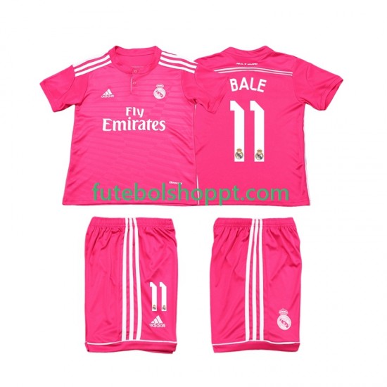 Camisola Júnior Real Madrid Bale 11 2014 2015 Retro Alternativa Equipamento Manga Curta