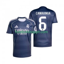 Camisola Homem Real Madrid Camavinga 6 Alternativa Equipamento 2025-2026 Manga Curta