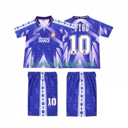 Camisola Júnior Real Madrid FIGO 10 1996-1997 Retro Alternativa Equipamento Manga Curta