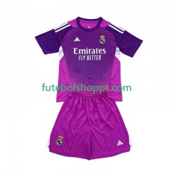 Camisola Júnior Real Madrid Guarda-redes Alternativa Equipamento 2025-2026 Manga Curta