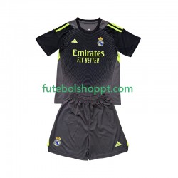 Camisola Júnior Real Madrid Guarda-redes Terceiro Equipamento 2025-2026 Manga Curta