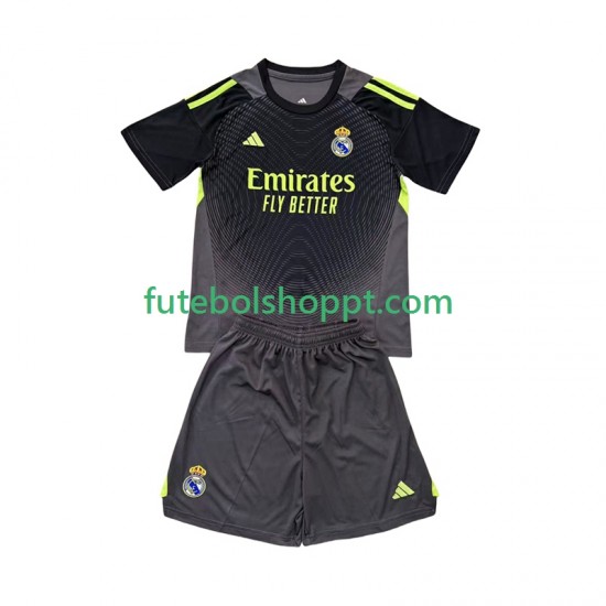 Camisola Júnior Real Madrid Guarda-redes Terceiro Equipamento 2025-2026 Manga Curta