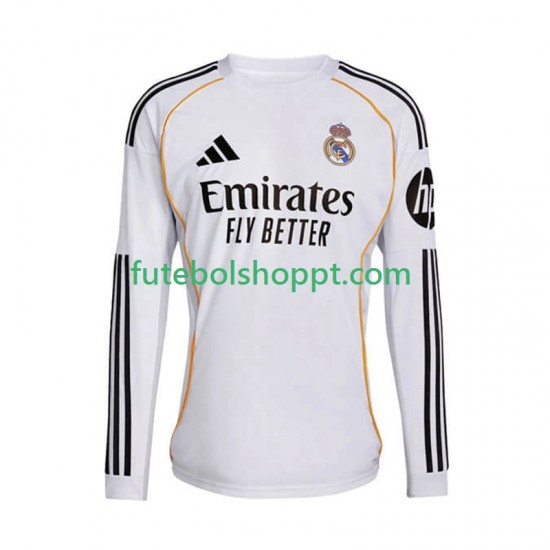 Camisola Homem Real Madrid Principais Equipamento 2025-2026 Manga Comprida