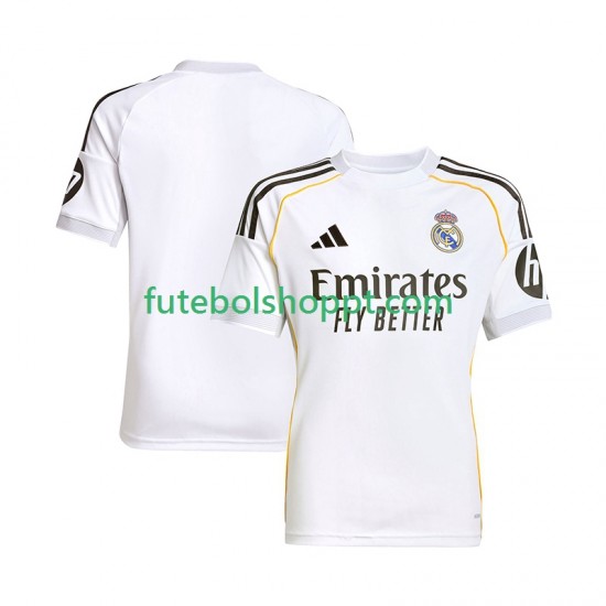 Camisola Homem Real Madrid Principais Equipamento 2025-2026 Manga Curta