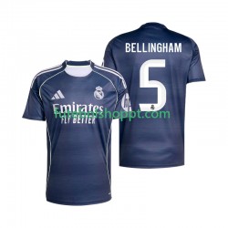 Camisola Homem Real Madrid Jude Bellingham 5 Alternativa Equipamento 2025-2026 Manga Curta