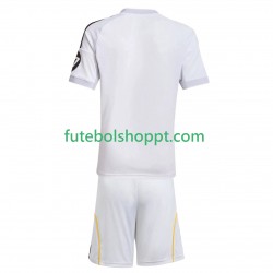 Camisola Júnior Real Madrid Principais Equipamento 2025-2026 Manga Curta