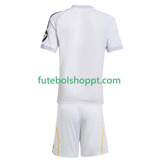 Camisola Júnior Real Madrid Principais Equipamento 2025-2026 Manga Curta