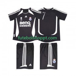 Camisola Júnior Real Madrid 2007 Retro Alternativa Equipamento 2006 Manga Curta