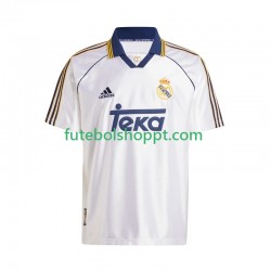 Camisola Homem Real Madrid -2000 Retro Principais Equipamento 1999 Manga Curta