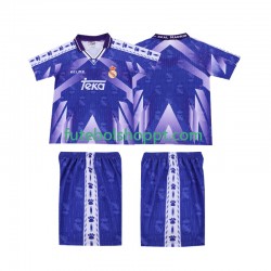 Camisola Júnior Real Madrid 1996-1997 Retro Alternativa Equipamento Manga Curta