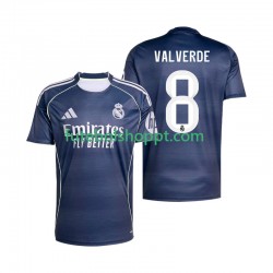 Camisola Homem Real Madrid Valverde 8 Alternativa Equipamento 2025-2026 Manga Curta