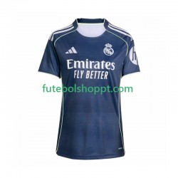 Camisola Mulher Real Madrid Alternativa Equipamento 2025-2026 Manga Curta