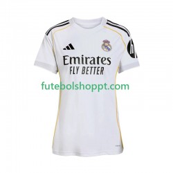 Camisola Mulher Real Madrid Principais Equipamento 2025-2026 Manga Curta