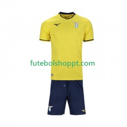 Camisola Júnior SS Lazio Alternativa Equipamento 2024-2025 Manga Curta