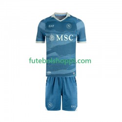Camisola Júnior Napoli SSC Special Principais Equipamento 2024-2025 Manga Curta