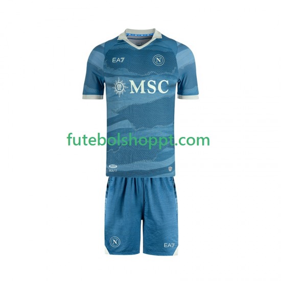 Camisola Júnior Napoli SSC Special Principais Equipamento 2024-2025 Manga Curta