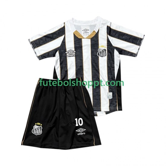 Camisola Júnior Santos FC Neymar JR 10 Alternativa Equipamento 2025-2026 Manga Curta