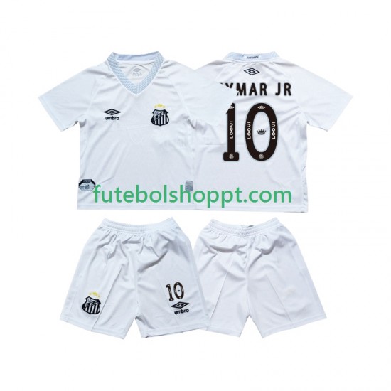 Camisola Júnior Santos FC Neymar JR 10 Principais Equipamento 2025-2026 Manga Curta