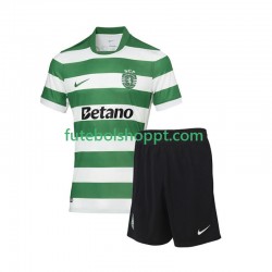 Camisola Júnior Sporting CP Principais Equipamento 2025-2026 Manga Curta