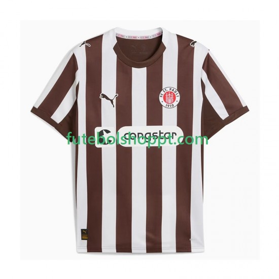 Camisola Homem St. Pauli Principais Equipamento 2025-2026 Manga Curta