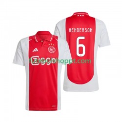 Camisola Homem AFC Ajax Henderson 6 Principais Equipamento 2024-2025 Manga Curta