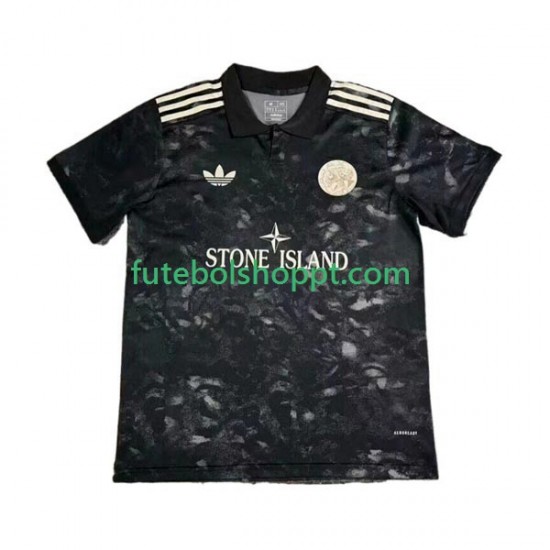 Camisola Homem AFC Ajax Stone Island 2024-2025 Manga Curta