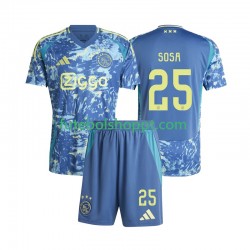 Camisola Júnior AFC Ajax Wout Weghorst 25 Alternativa Equipamento 2024-2025 Manga Curta