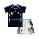 Camisola Júnior Argentina Lionel Messi 19 Retro Alternativa Equipamento 2006 Manga Curta