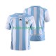 Camisola Homem Argentina Retro Principais Equipamento 2006 Manga Curta