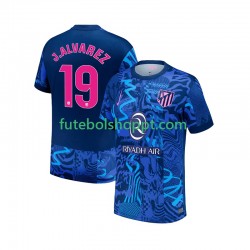 Camisola Homem Atlético Madrid Julian Alvarez 19 Terceiro Equipamento 2024-2025 Manga Curta