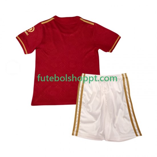 Camisola Júnior Bayern de Munique 125th Anniversary Red Principais Equipamento 2024-2025 Manga Curta