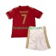 Camisola Júnior Bayern de Munique 125th Anniversary Serge Gnabry 7 Red Principais Equipamento 2024-2025 Manga Curta Camisola Júnior Bayern de Munique 125th Anniversary Serge Gnabry 7 Red Principais Equipamento 2024-2025 Manga Curta