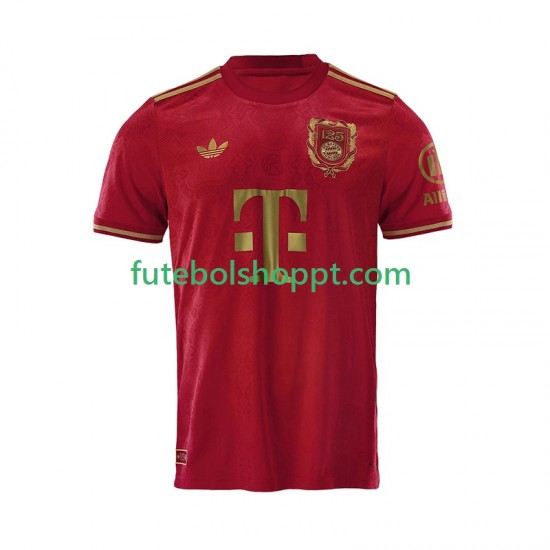 Camisola Júnior Bayern de Munique 125th Anniversary Serge Gnabry 7 Red Principais Equipamento 2024-2025 Manga Curta